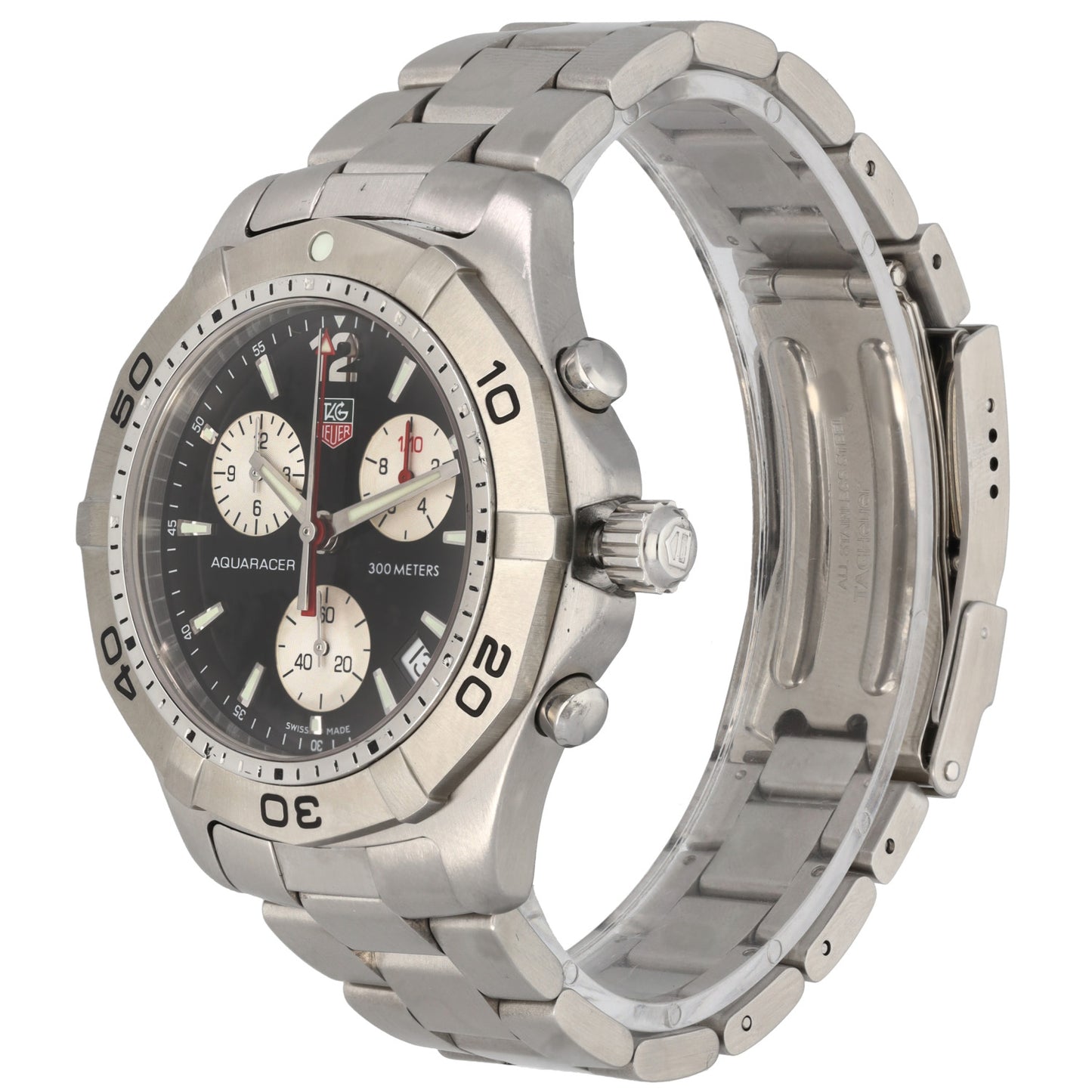 Tag Heuer Aquaracer CAF1110 41mm Stainless Steel Watch