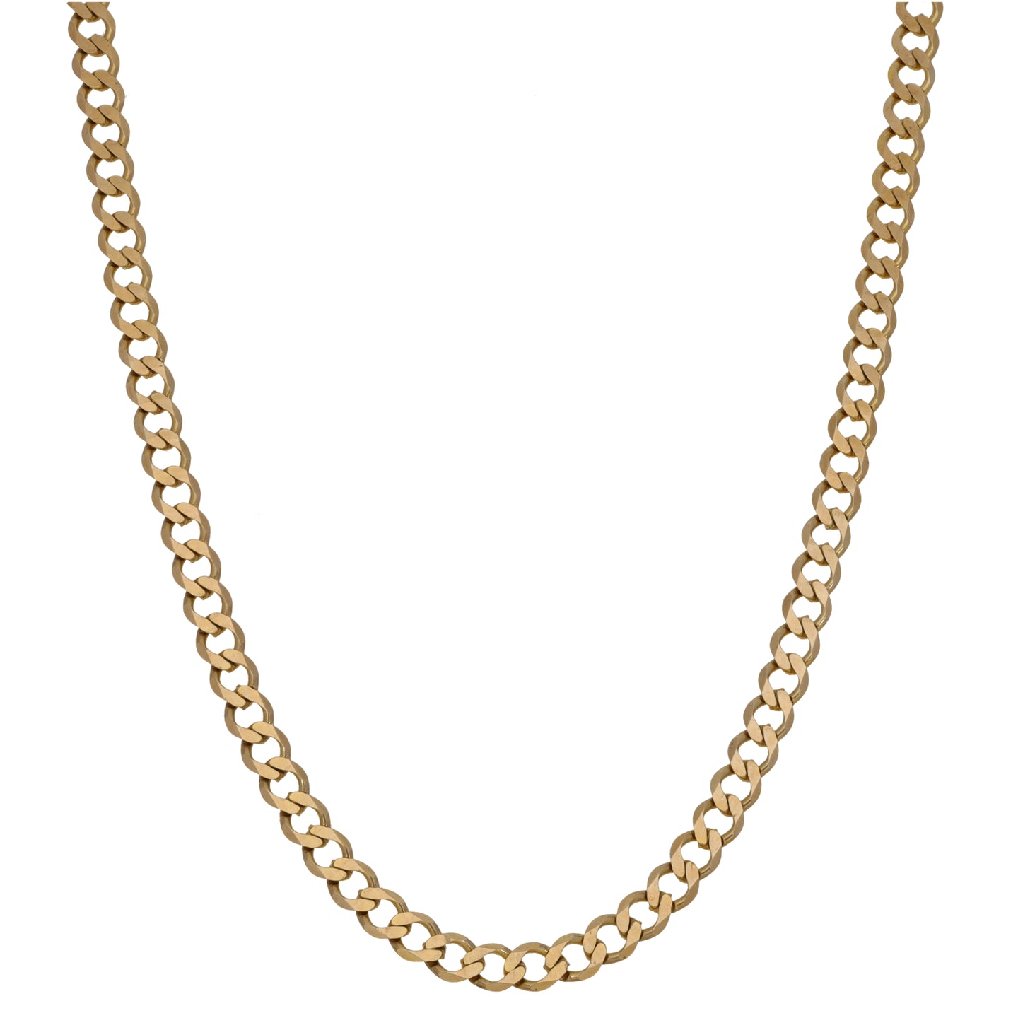 9ct Gold Curb Chain 24