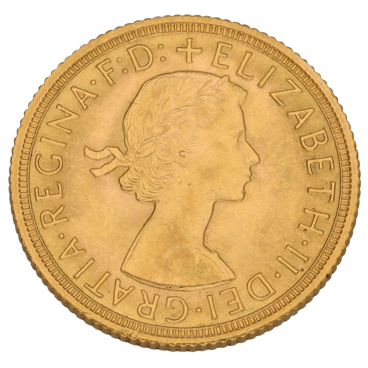 22ct Gold Queen Elizabeth II Full Sovereign Coin 1963