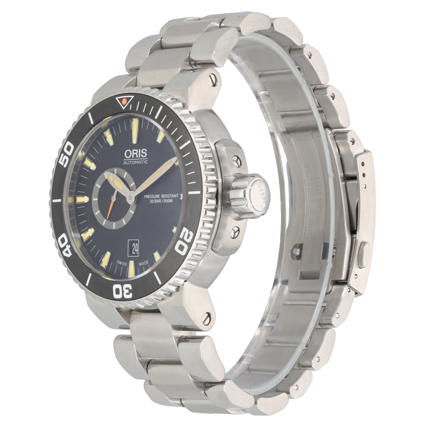 Oris Aquis 7673 46mm Stainless Steel Watch