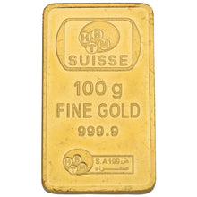 Load image into Gallery viewer, 24ct 100g Gold Bar
