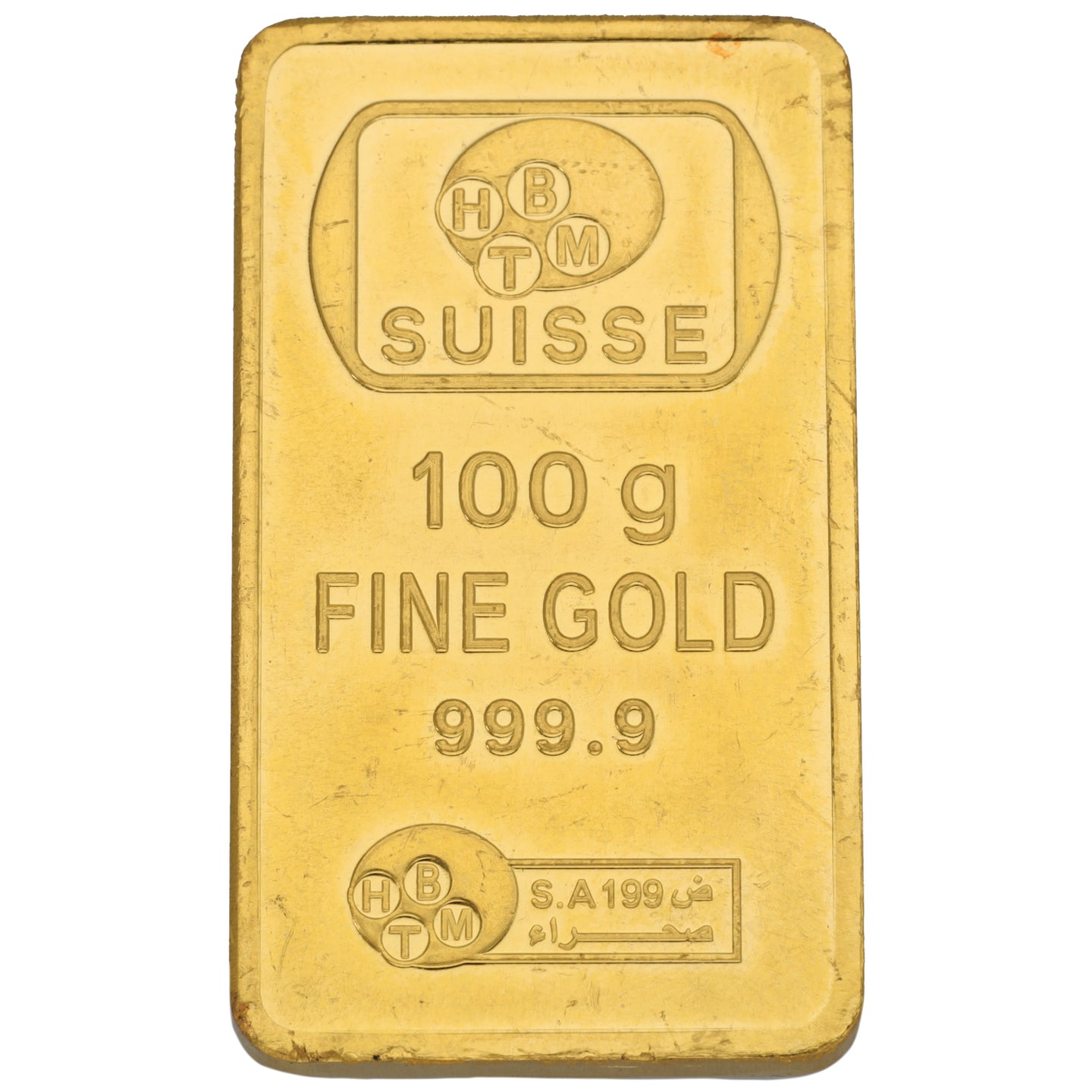 24ct 100g Gold Bar