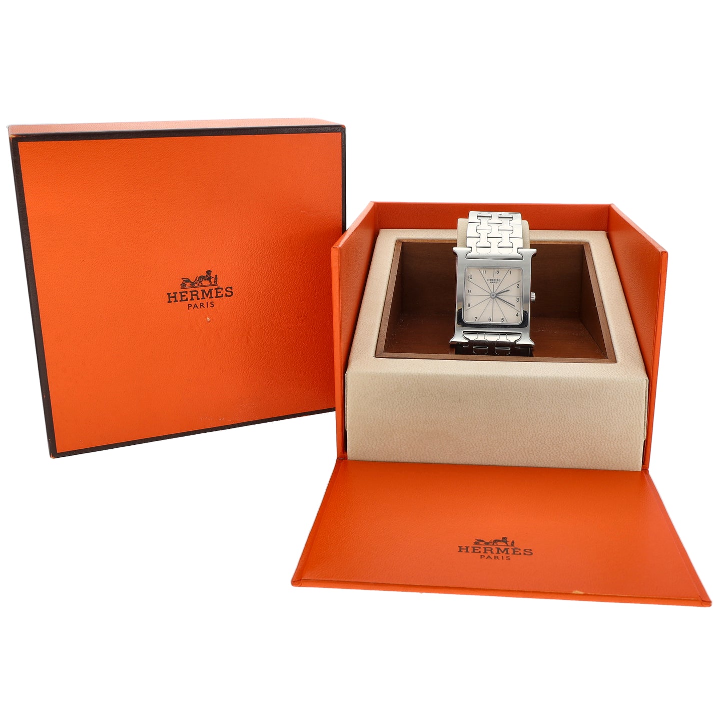 Hermes Heure H H1 510 26mm Stainless Steel Watch