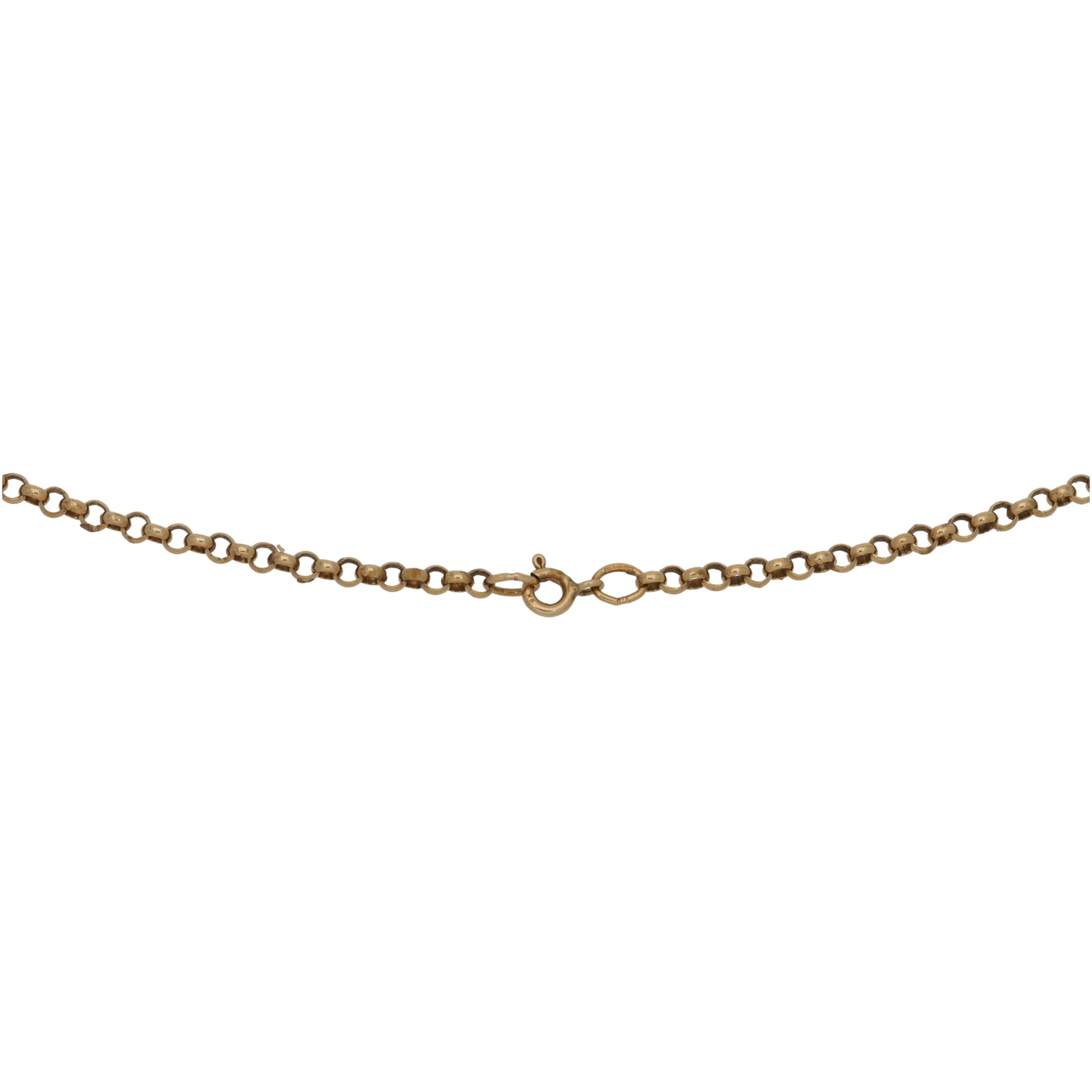 9ct Gold Belcher Chain 18"