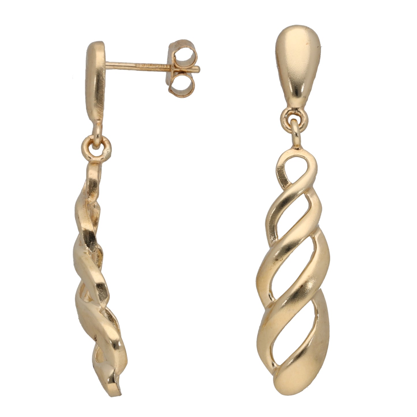 9ct Gold Drop Earrings