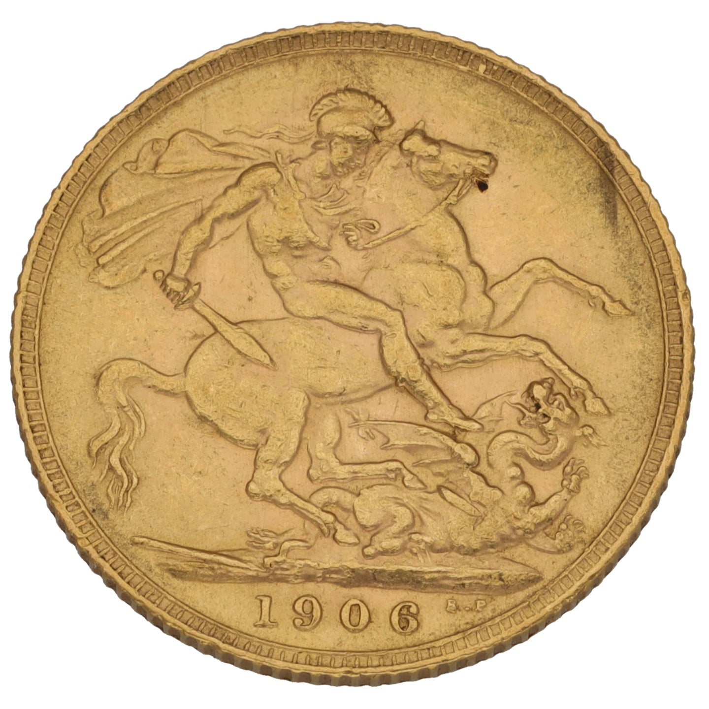 22ct Gold King Edward VII Full Sovereign Coin 1906