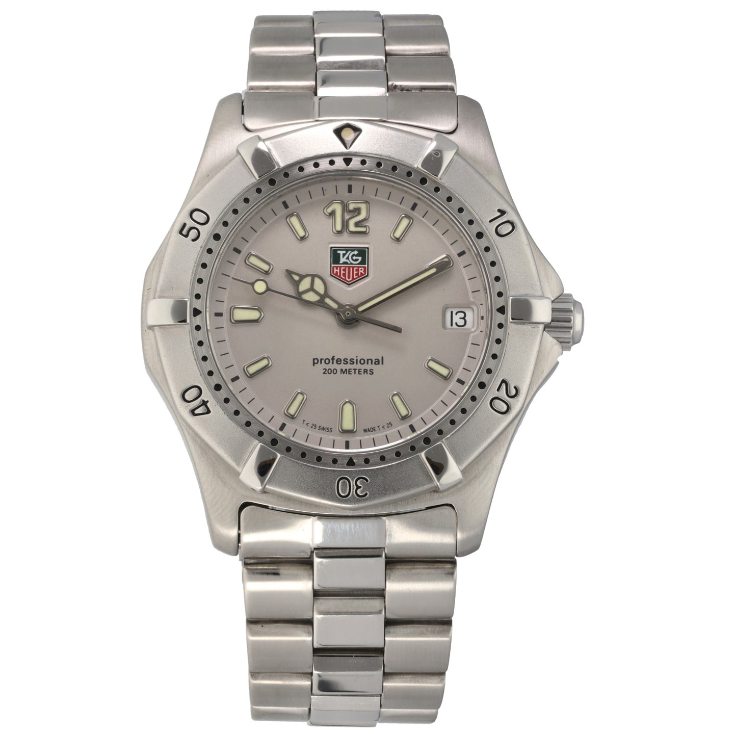 Tag Heuer 2000 Series WK1112 38mm Stainless Steel Watch H T