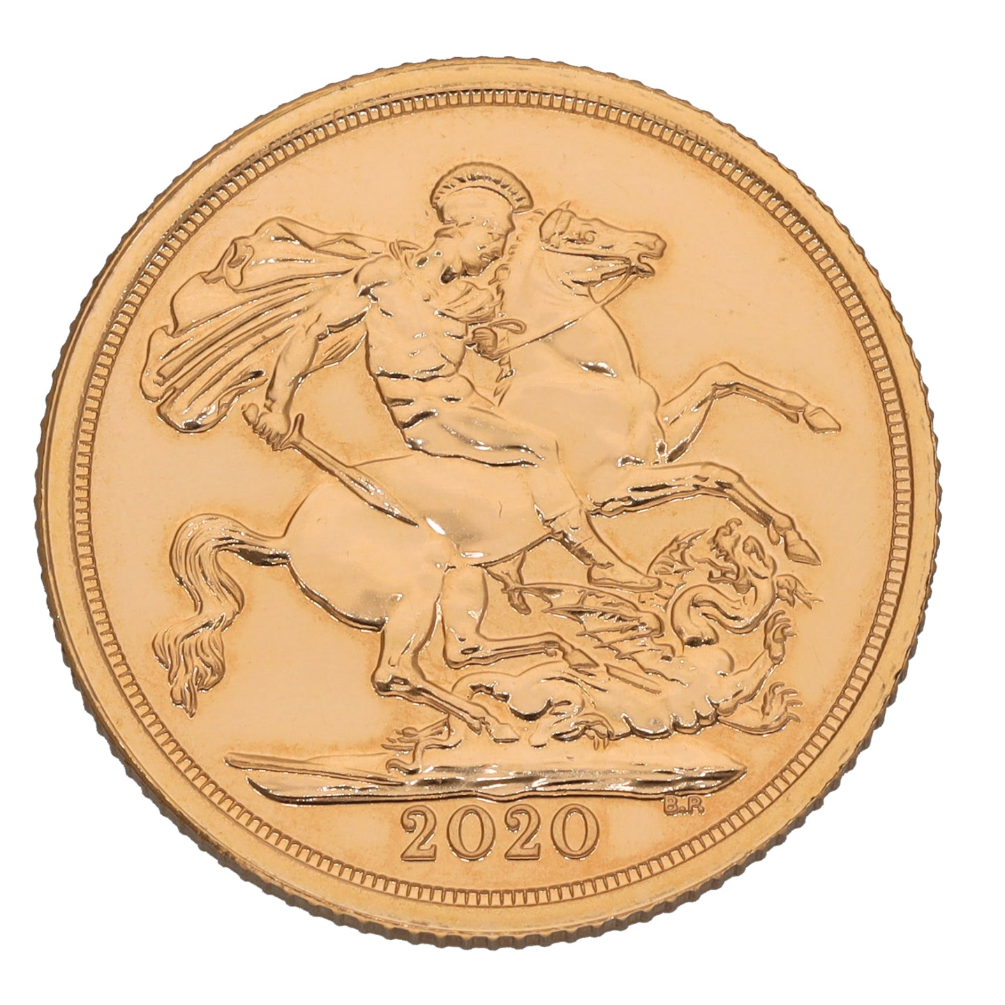 22ct Gold Queen Elizabeth II Full Sovereign Coin 2020