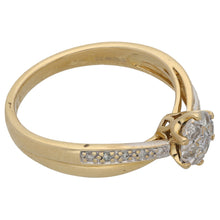 Load image into Gallery viewer, 9ct Gold 0.25ct Diamond Dress/Cocktail Ring Size N
