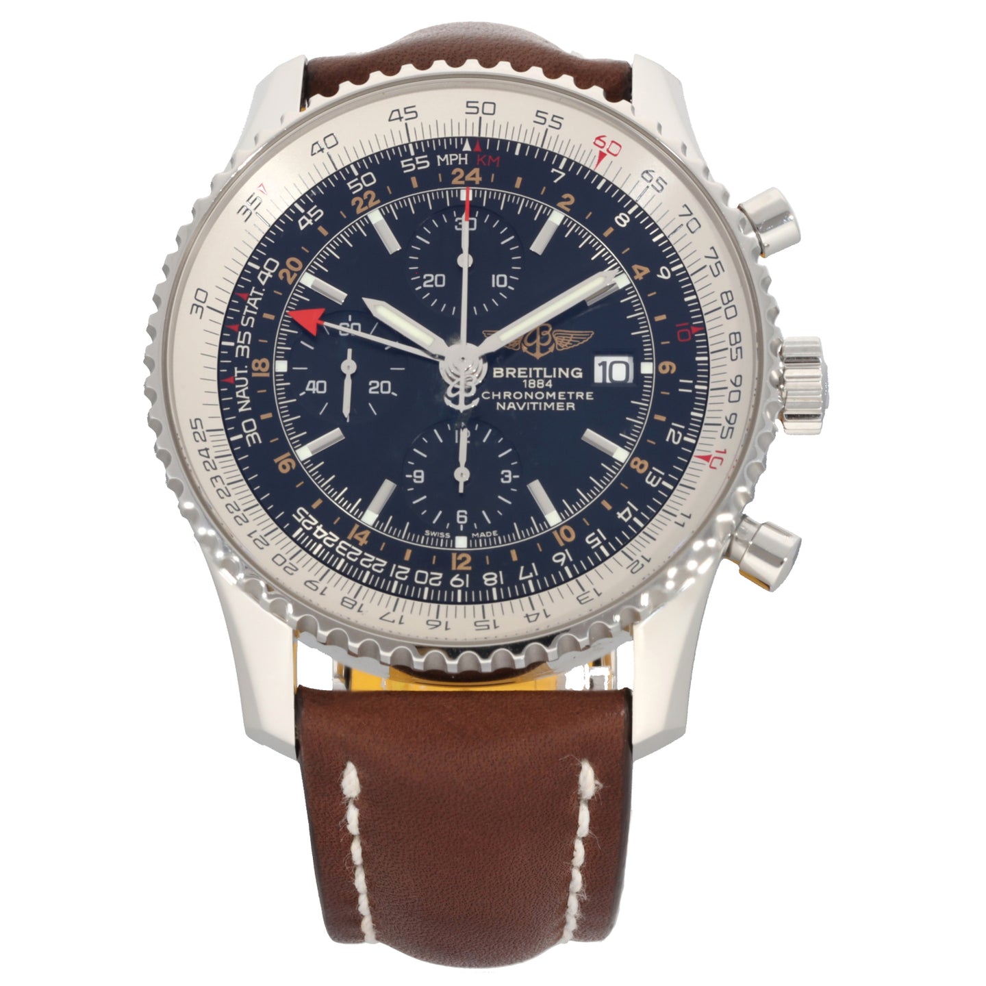 breitling a24322 leather strap