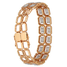 Load image into Gallery viewer, 9ct Gold 4.40ct Diamond Fancy Stone Set Bracelet
