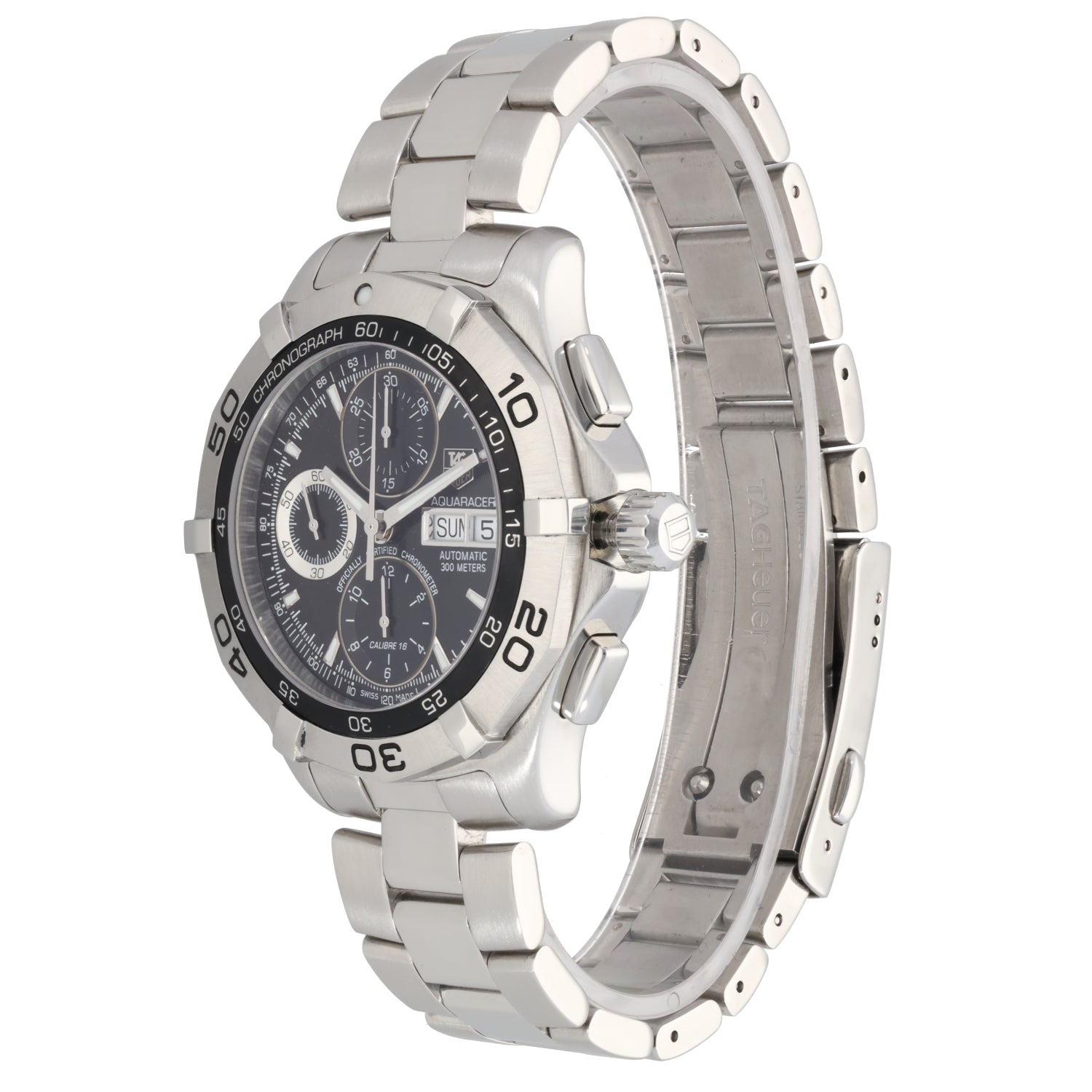 Tag Heuer Aquaracer CAF5010 43mm Stainless Steel Watch H T