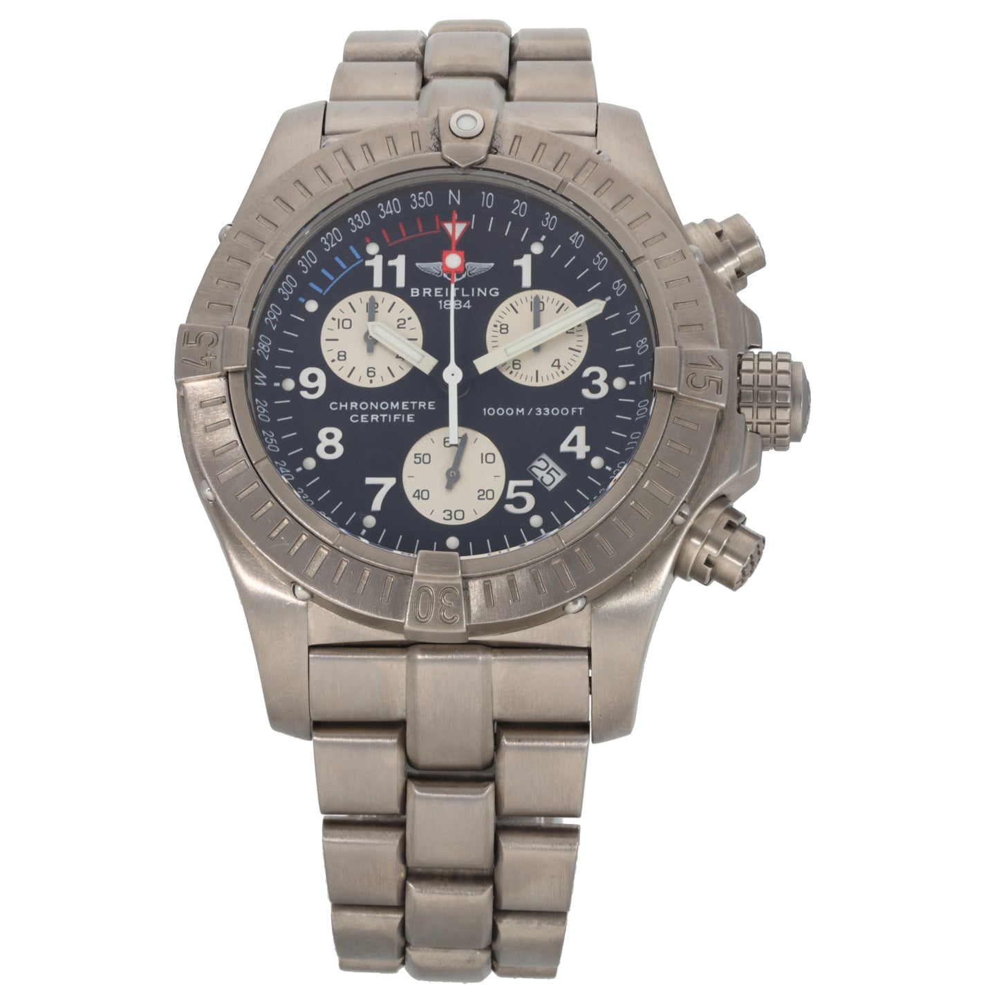 Breitling Avenger II E73360 44mm Titanium Watch