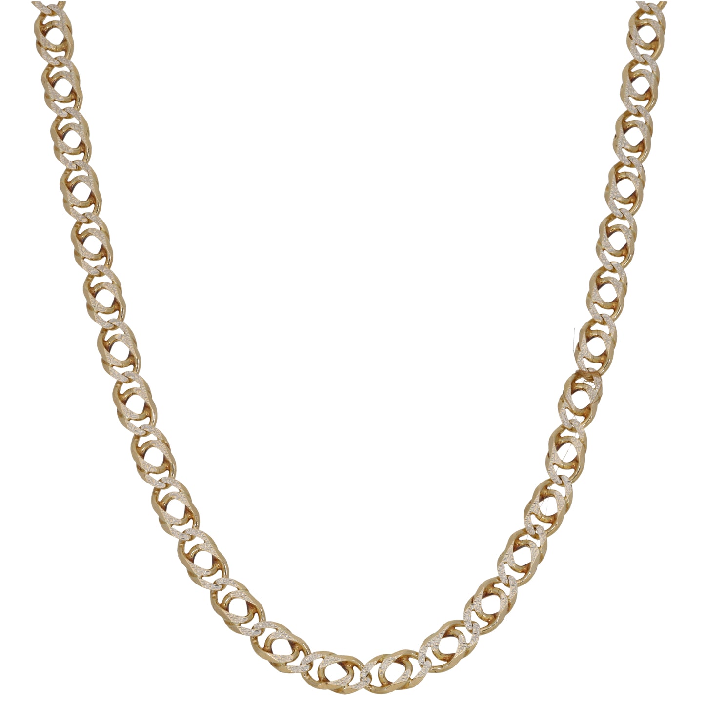 9ct Bicolour Gold Other Chain 18"