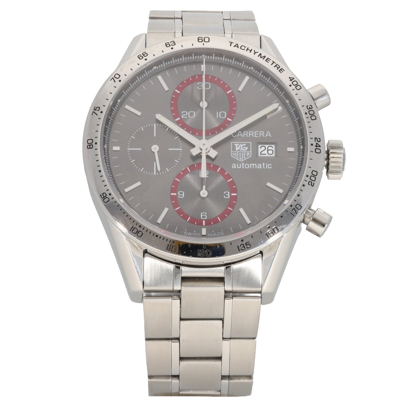 Tag Heuer Carrera CV201AB 41mm Stainless Steel Watch