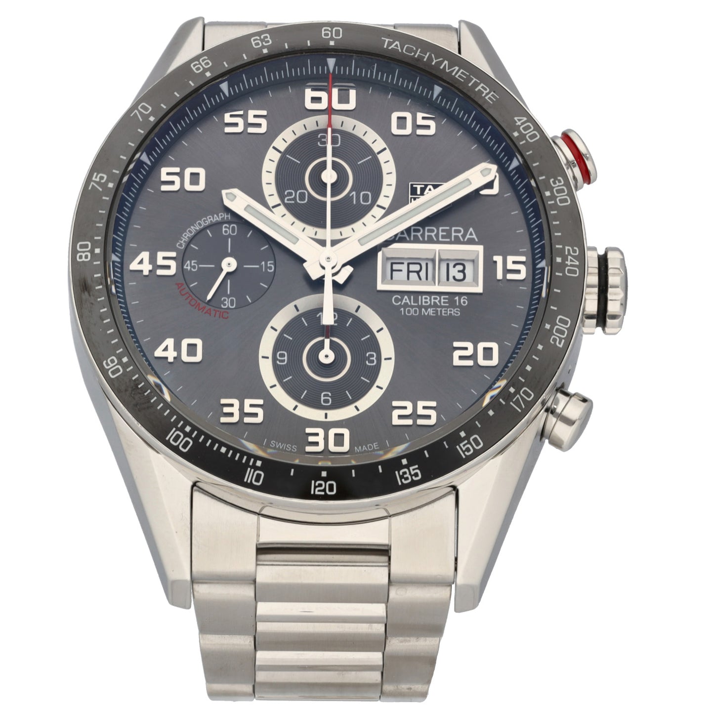 Tag Heuer Carrera CV2A1U 43mm Stainless Steel Watch