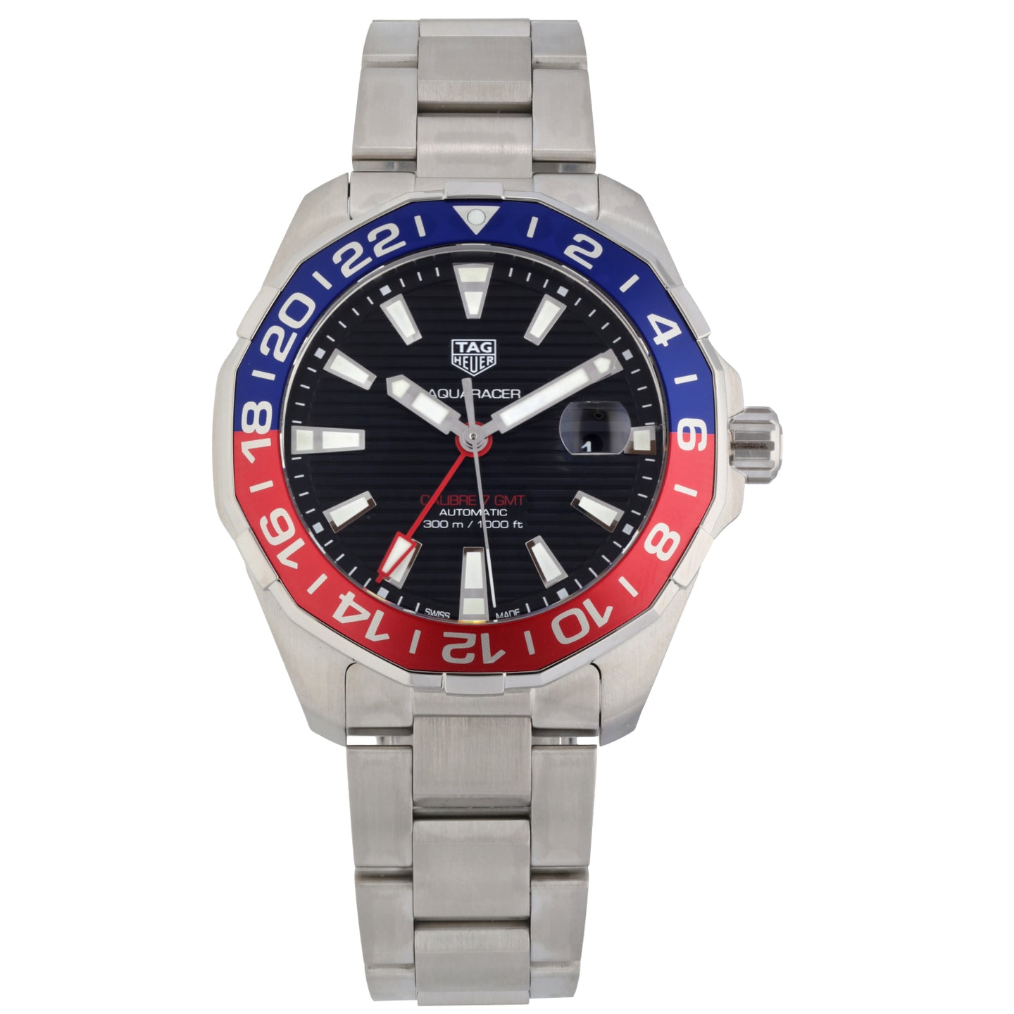 Tag Heuer Aquaracer WAY201F-0 43mm Stainless Steel Watch