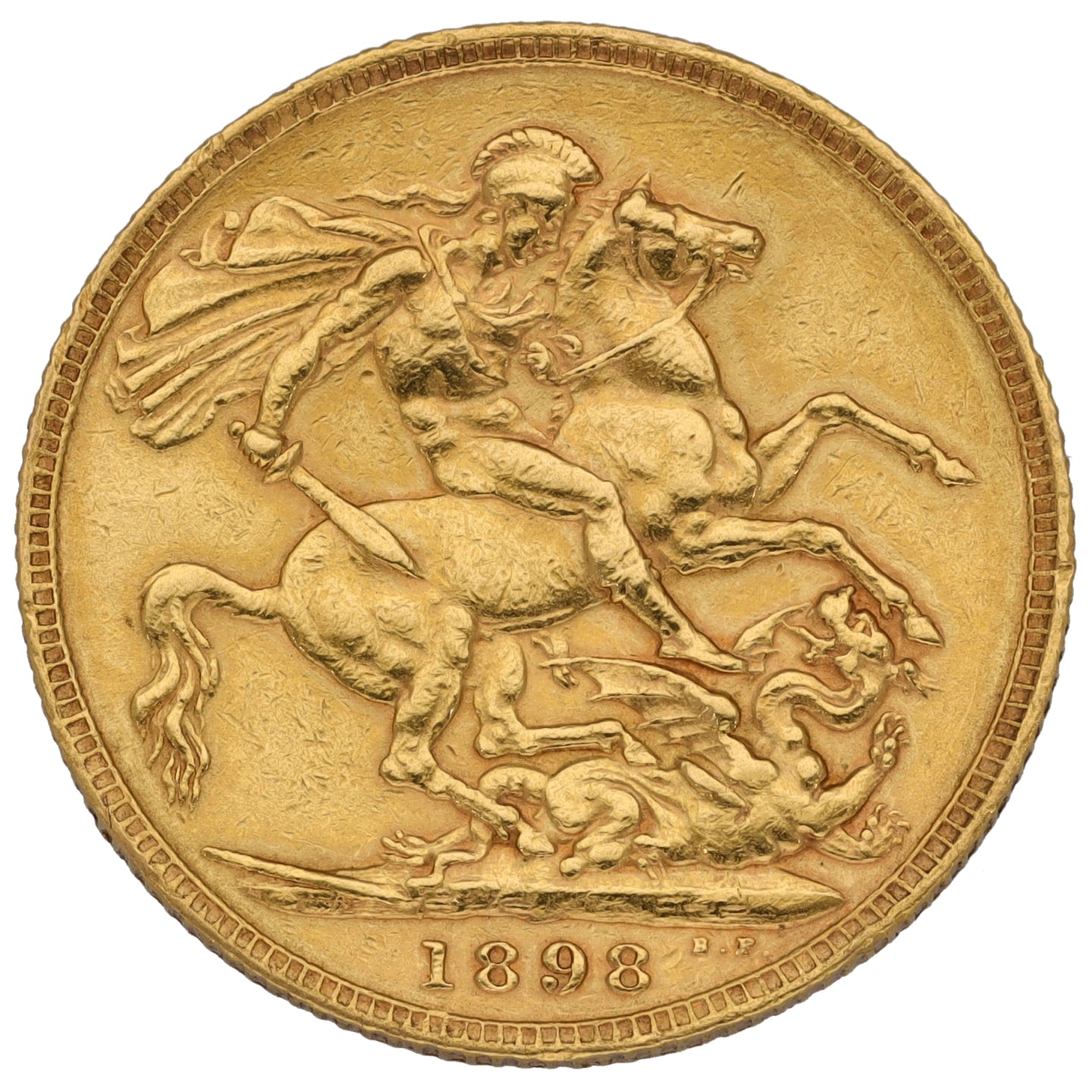 22ct Gold Queen Victoria Full Sovereign Coin 1898