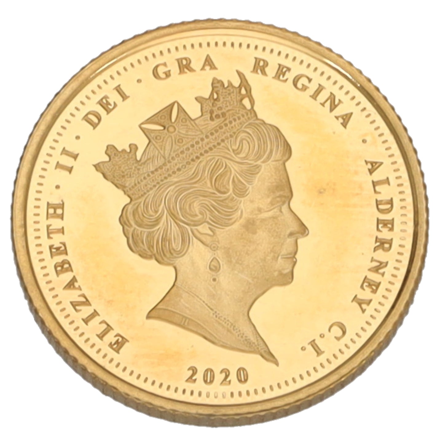 22ct Gold Queen Elizabeth II VE Day 75 Years Quarter Sovereign Coin 2020