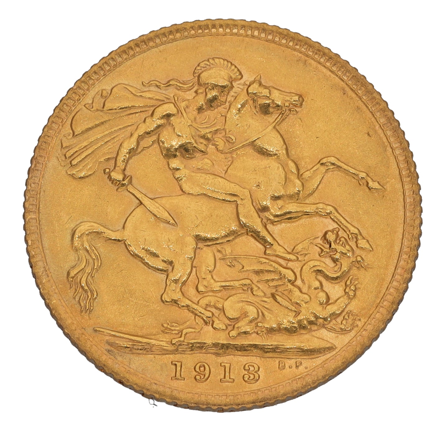 22ct Gold King George V Full Sovereign Coin 1913