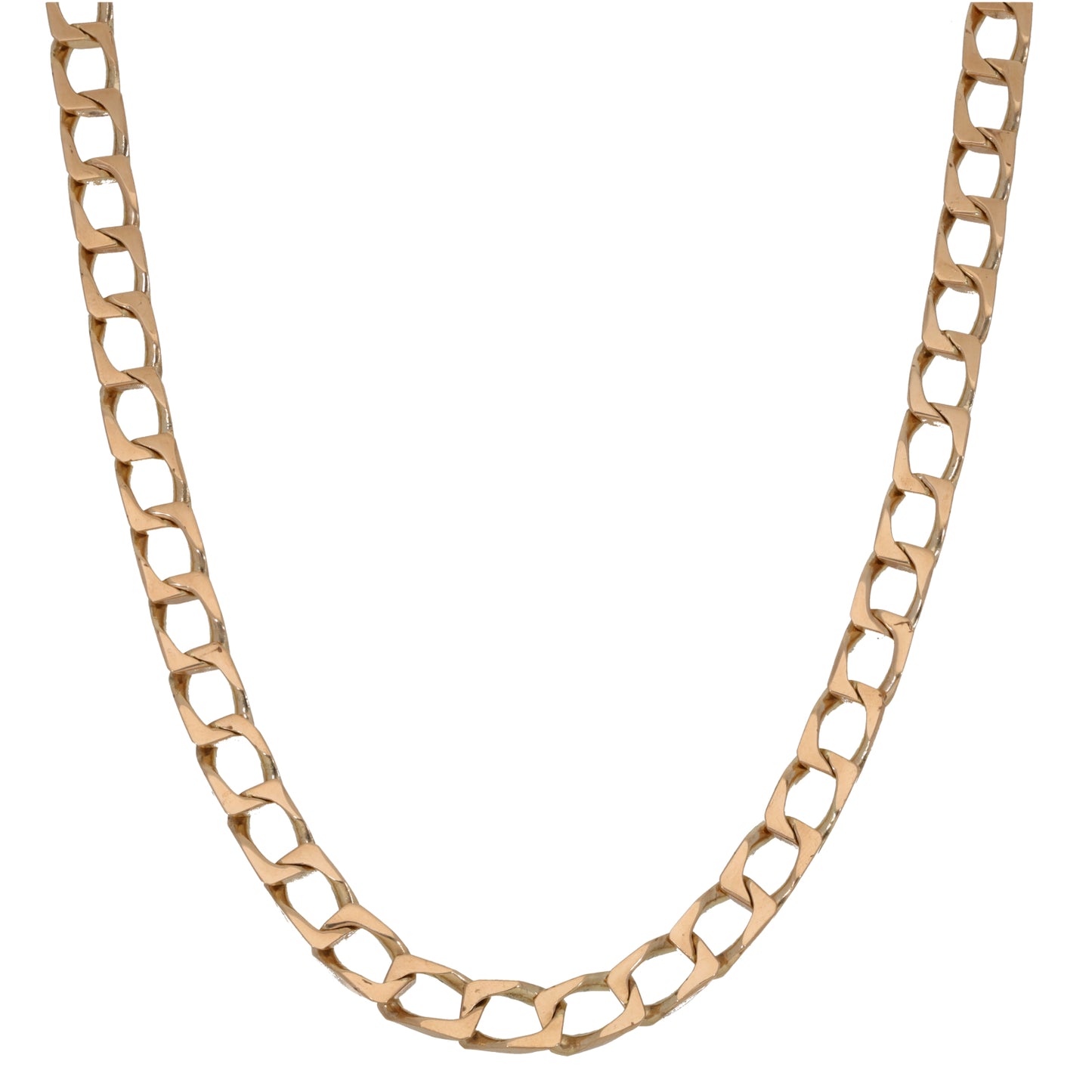 9ct Gold Curb Chain 20"