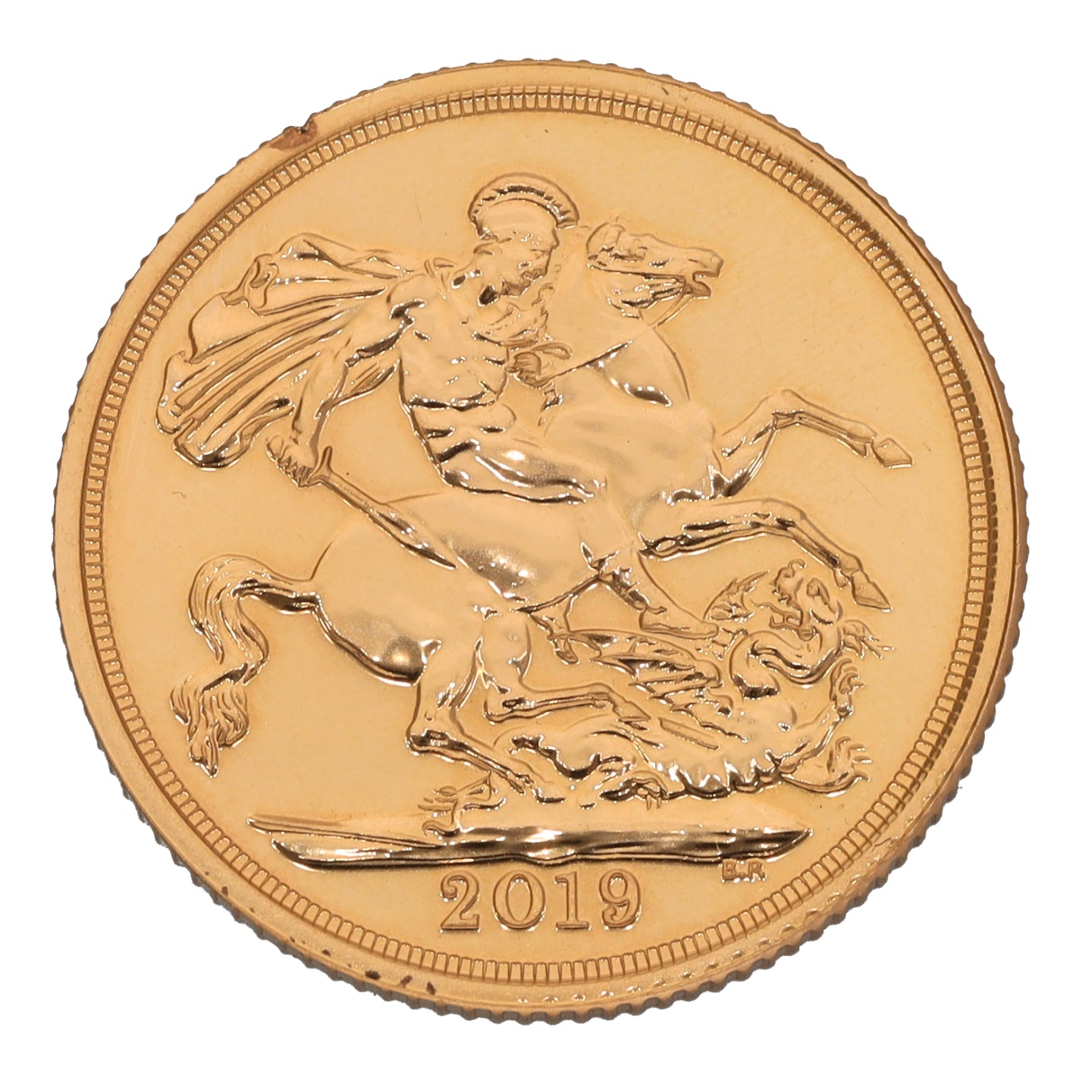 22ct Gold Queen Elizabeth II Full Sovereign Coin 2019