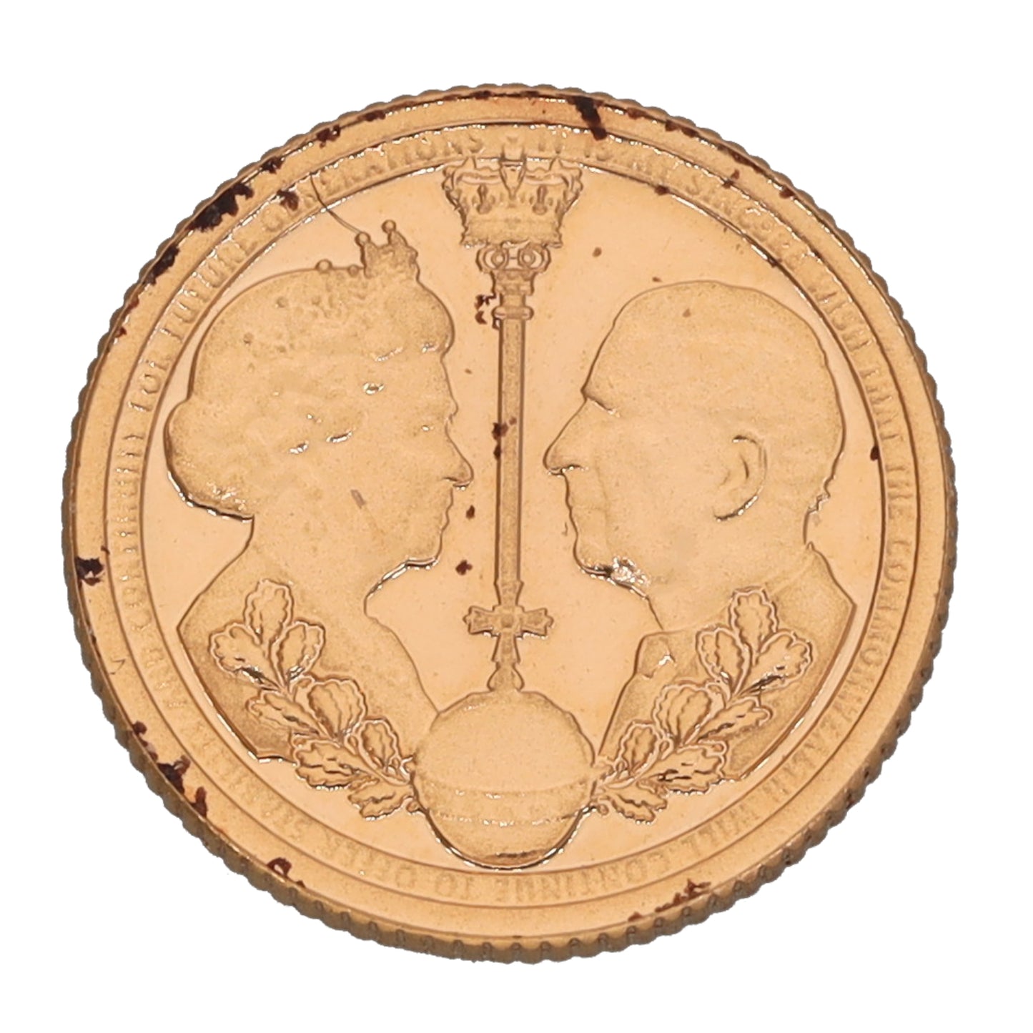 22ct Gold King Charles III Quarter Sovereign Coin 2022