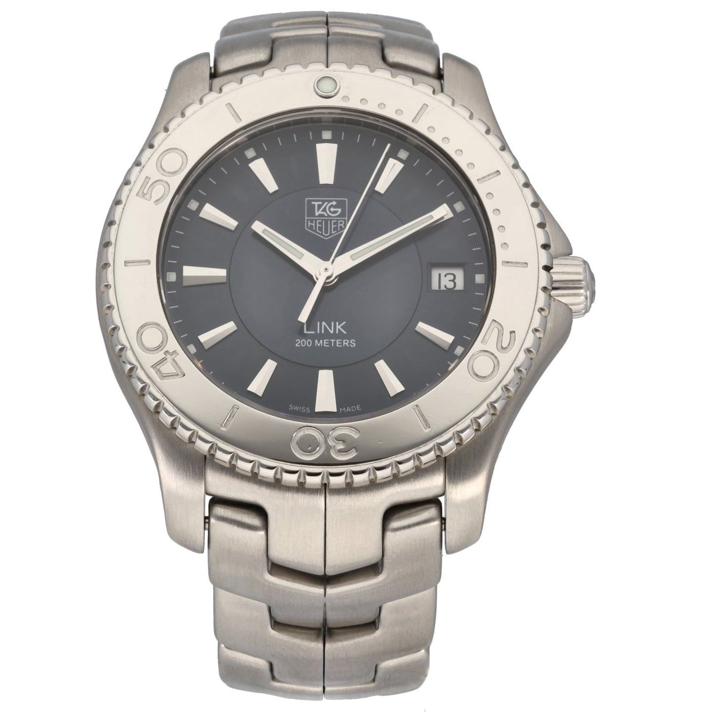 Tag Heuer Link WJ1112 0 39mm Stainless Steel Watch