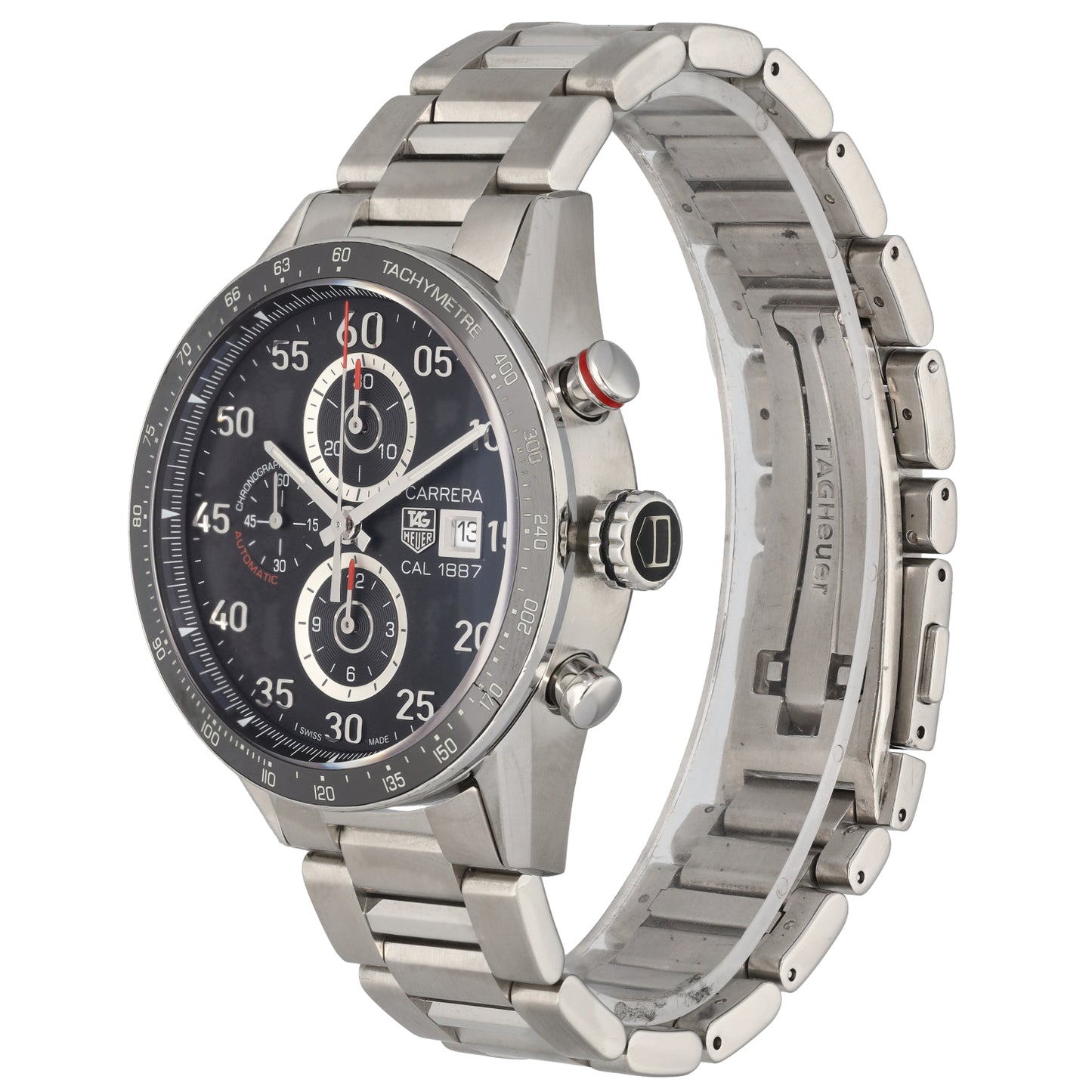 Tag Heuer Carrera CAR2A10-0 44mm Stainless Steel Watch