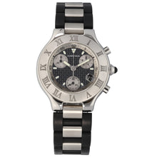 Load image into Gallery viewer, Cartier Chronoscaph 2424 38mm Stainless Steel Watch
