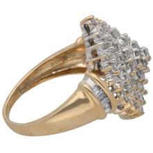 Load image into Gallery viewer, 9ct Gold 0.67ct Diamond Dress/Cocktail Ring Size P
