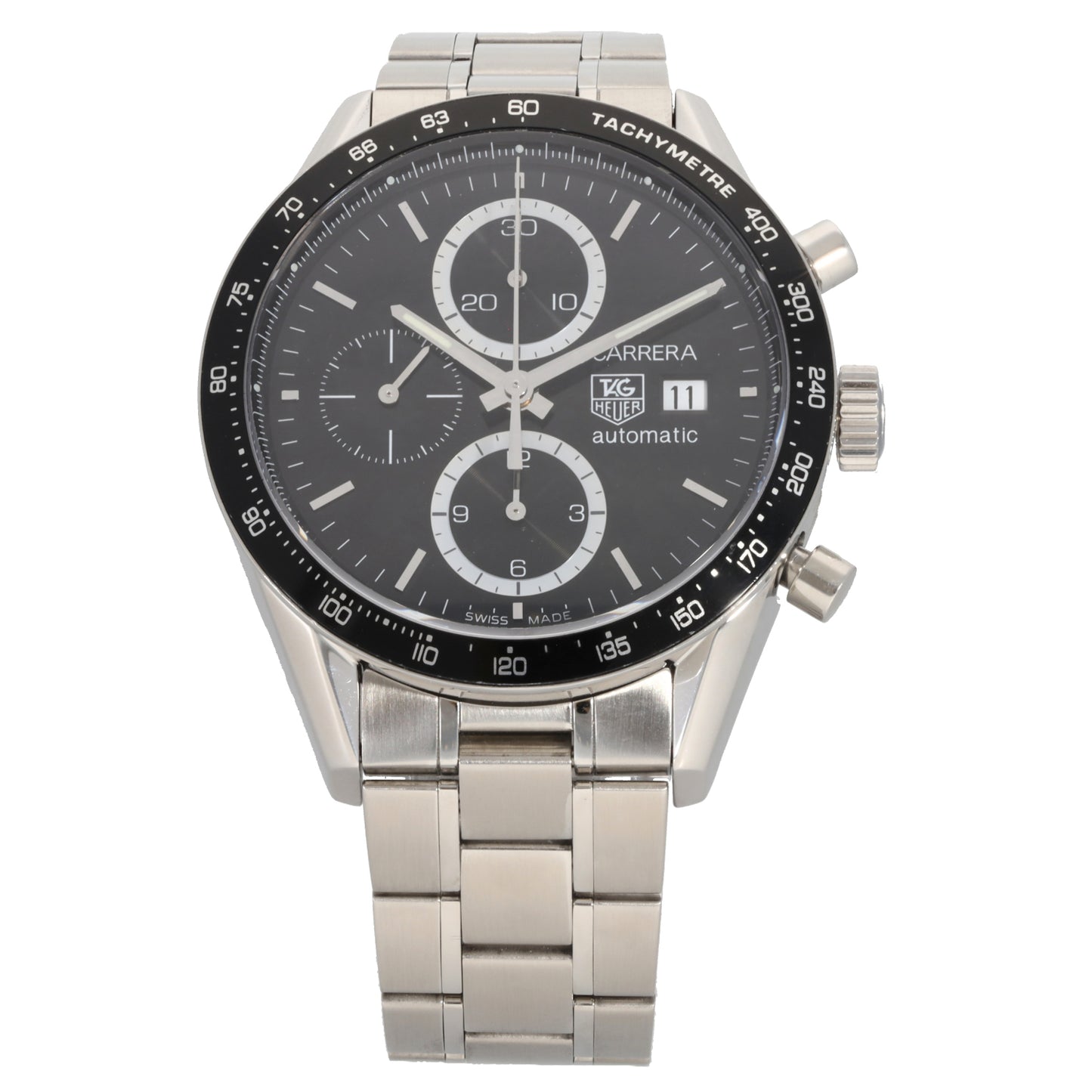 Tag Heuer Carrera CV2010-4 41mm Stainless Steel Watch