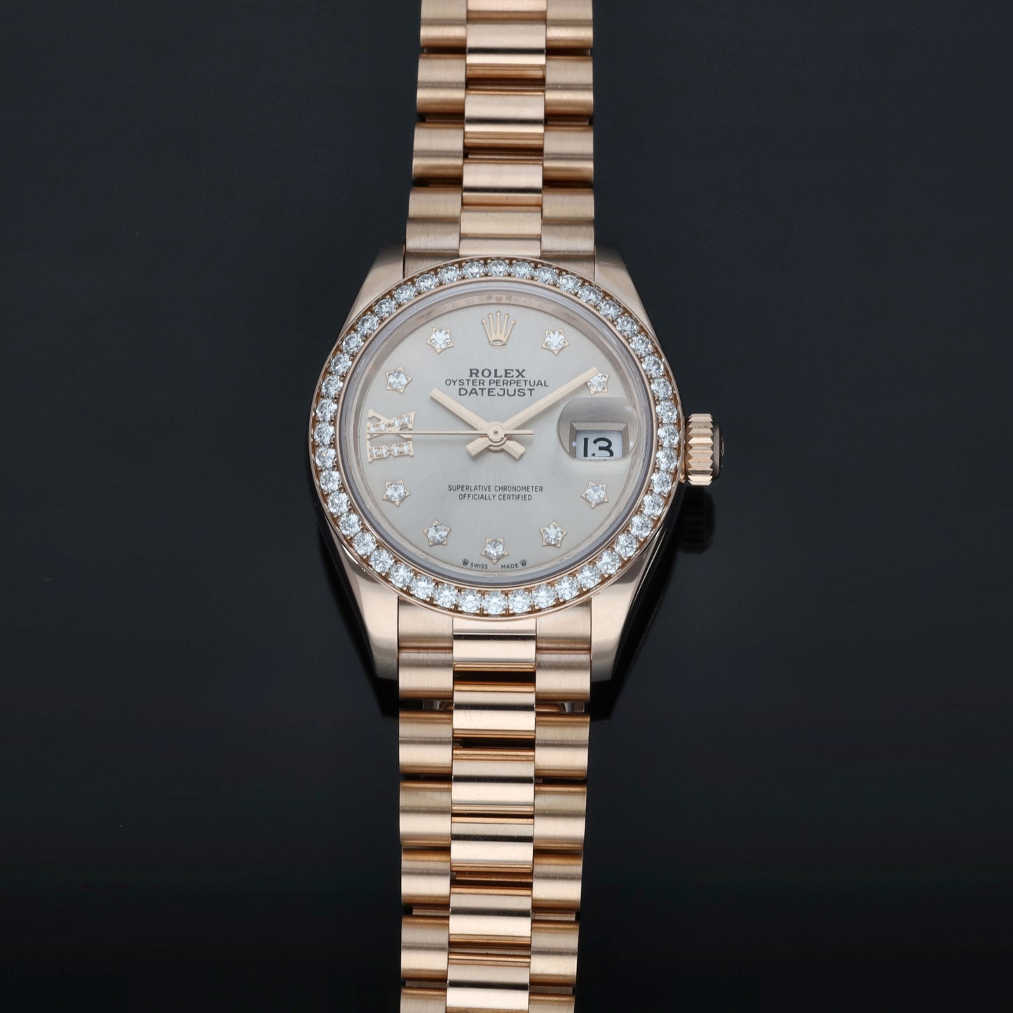 Rolex Lady Datejust 279135RBR 28mm Gold Watch