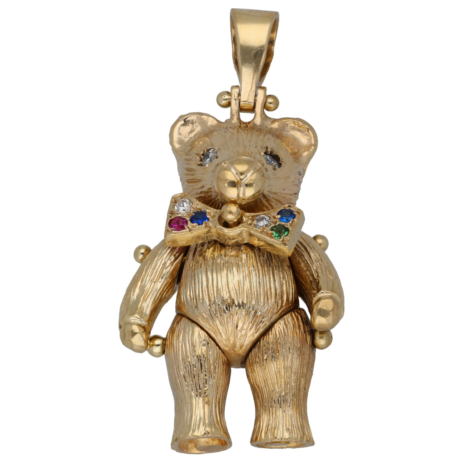 9ct Gold Imitation Teddy Bear Pendant – H&T