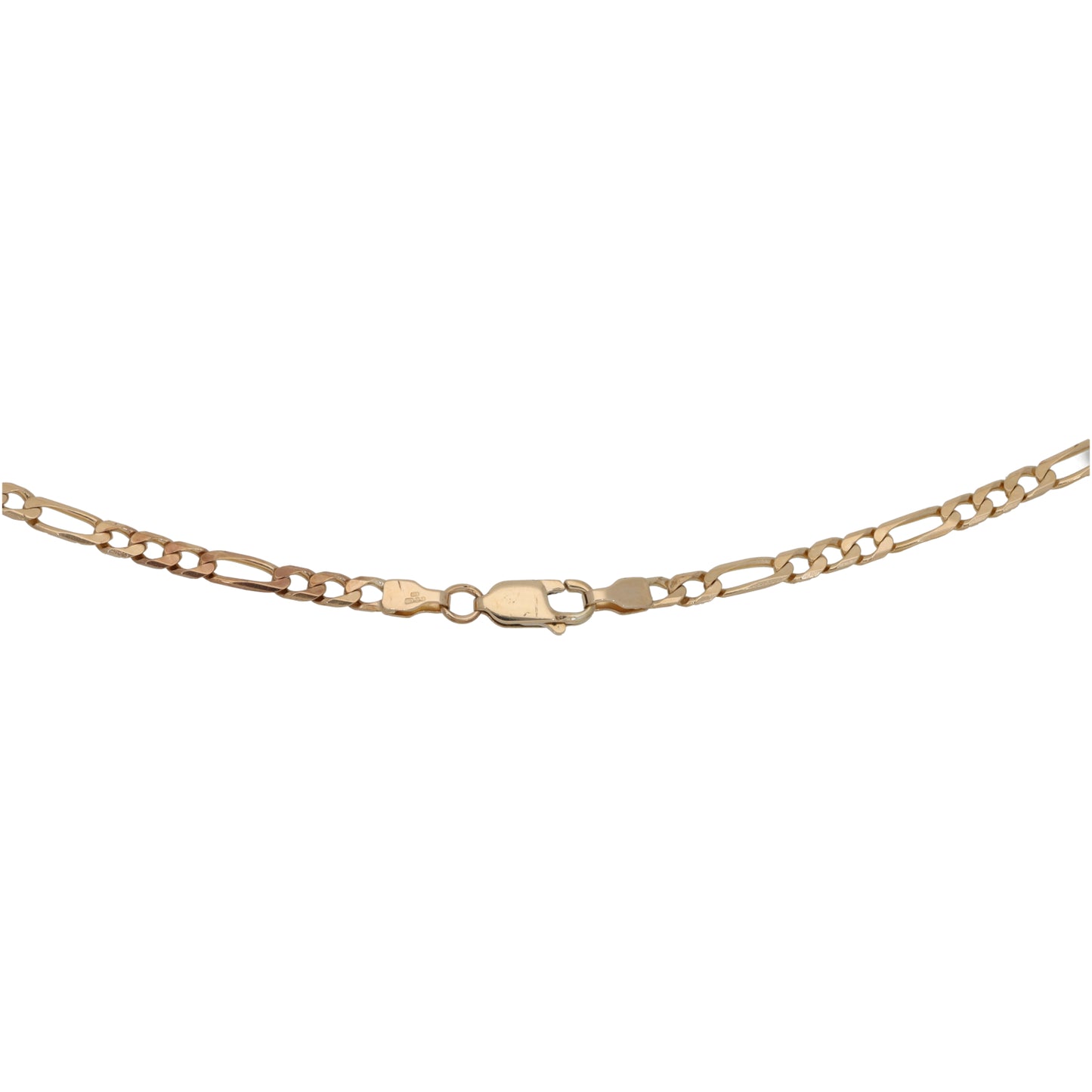 9ct Gold Figaro Chain 19"