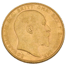 Load image into Gallery viewer, 22ct Gold King Edward VII Full Sovereign Coin 1910
