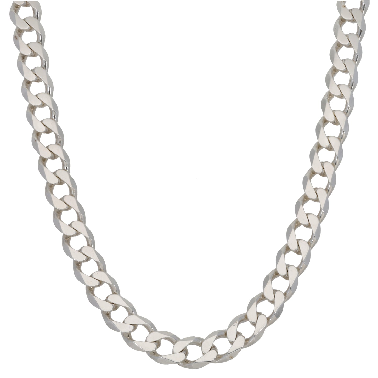 Silver Sterling Curb Chain 20"