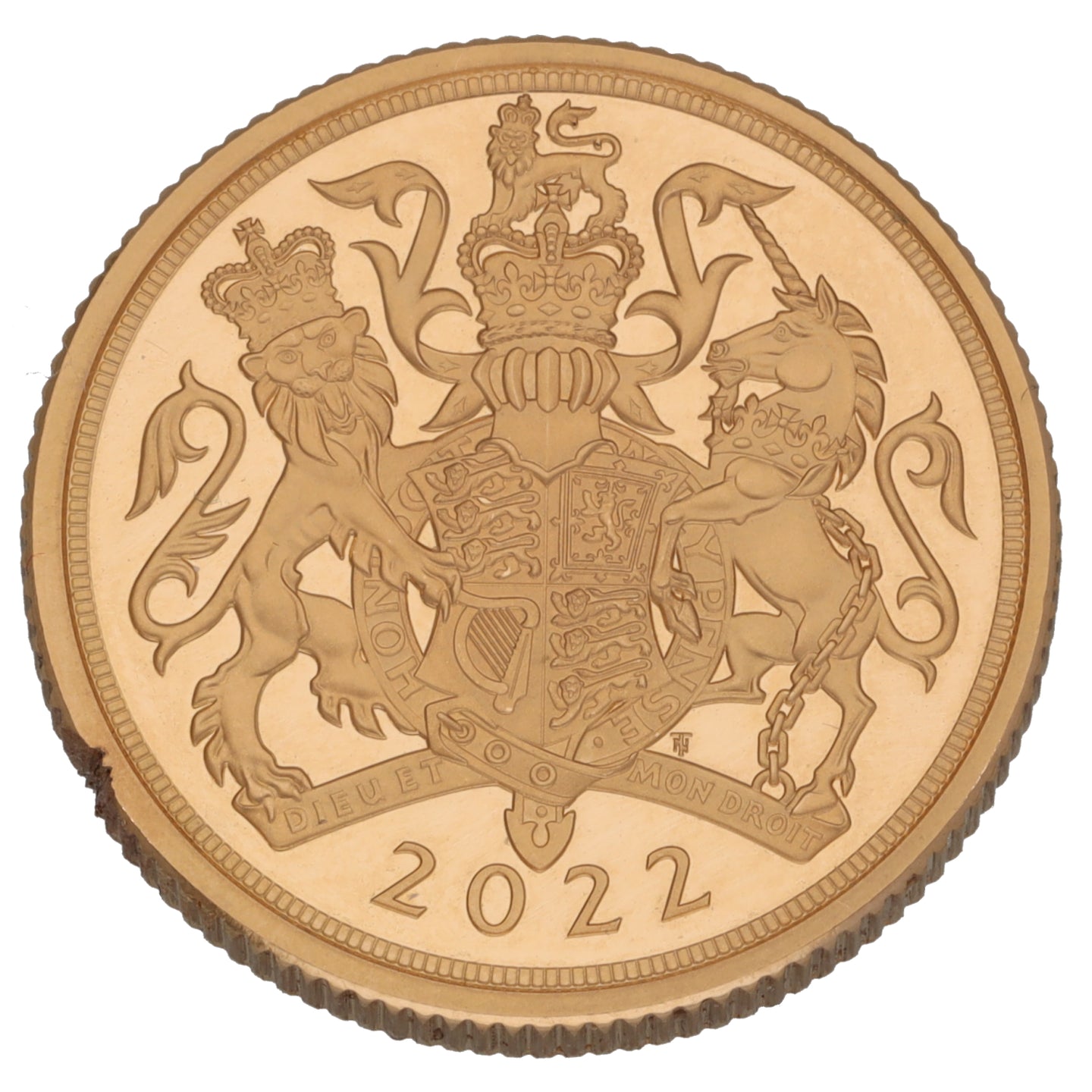 22ct Gold Queen Elizabeth II Double Sovereign Coin 2022
