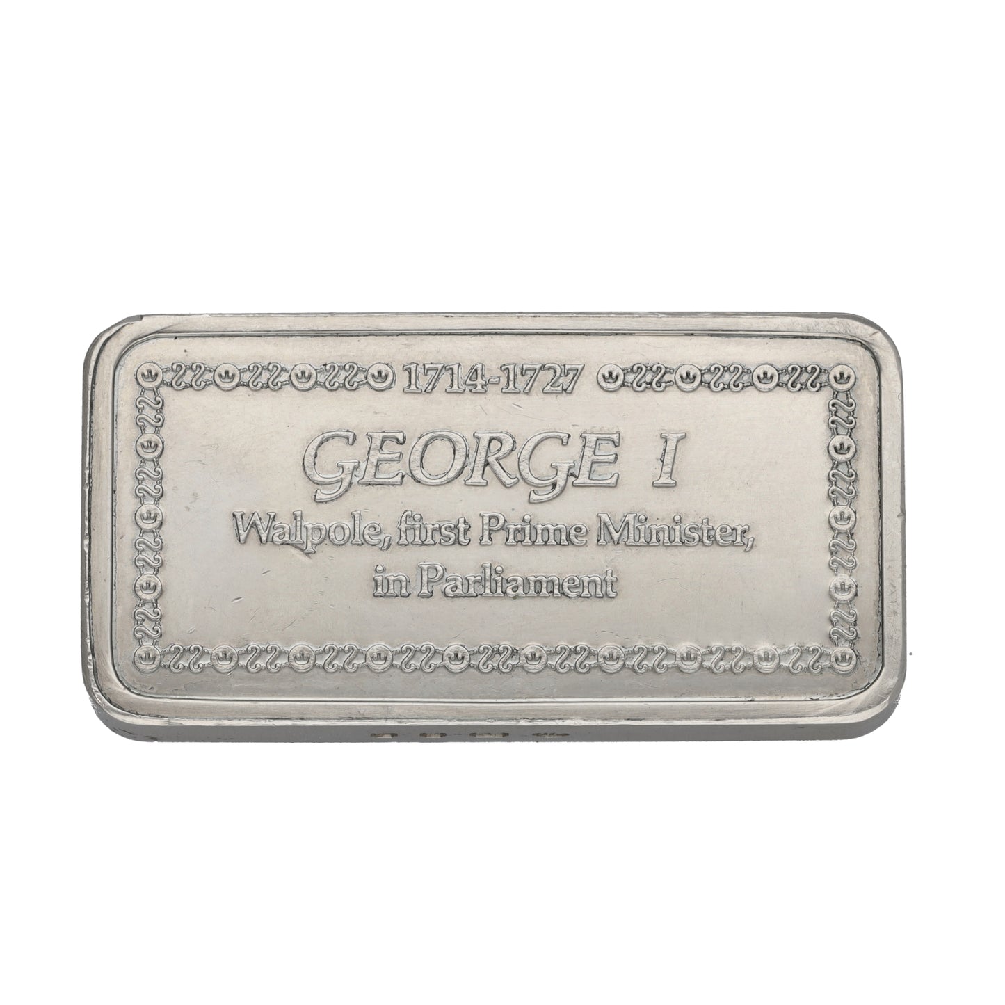 Sterling Silver George I Silver Bar