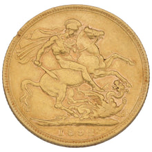 Load image into Gallery viewer, 22ct Gold Queen Victoria Full Sovereign Coin 1892
