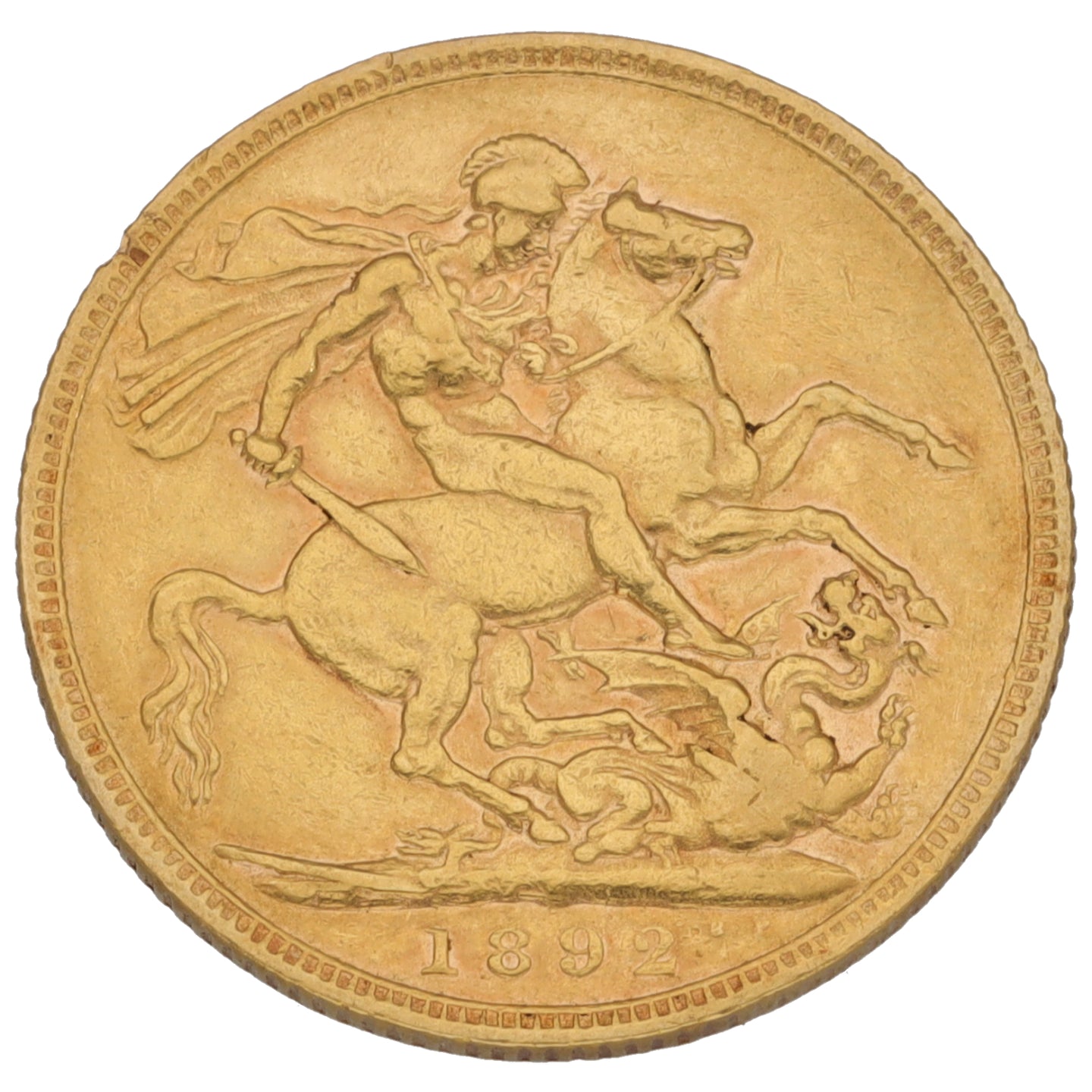 22ct Gold Queen Victoria Full Sovereign Coin 1892