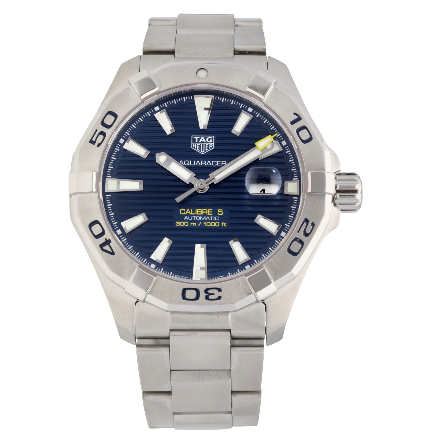 Tag Heuer Aquaracer WAY2012-0 43mm Stainless Steel Watch