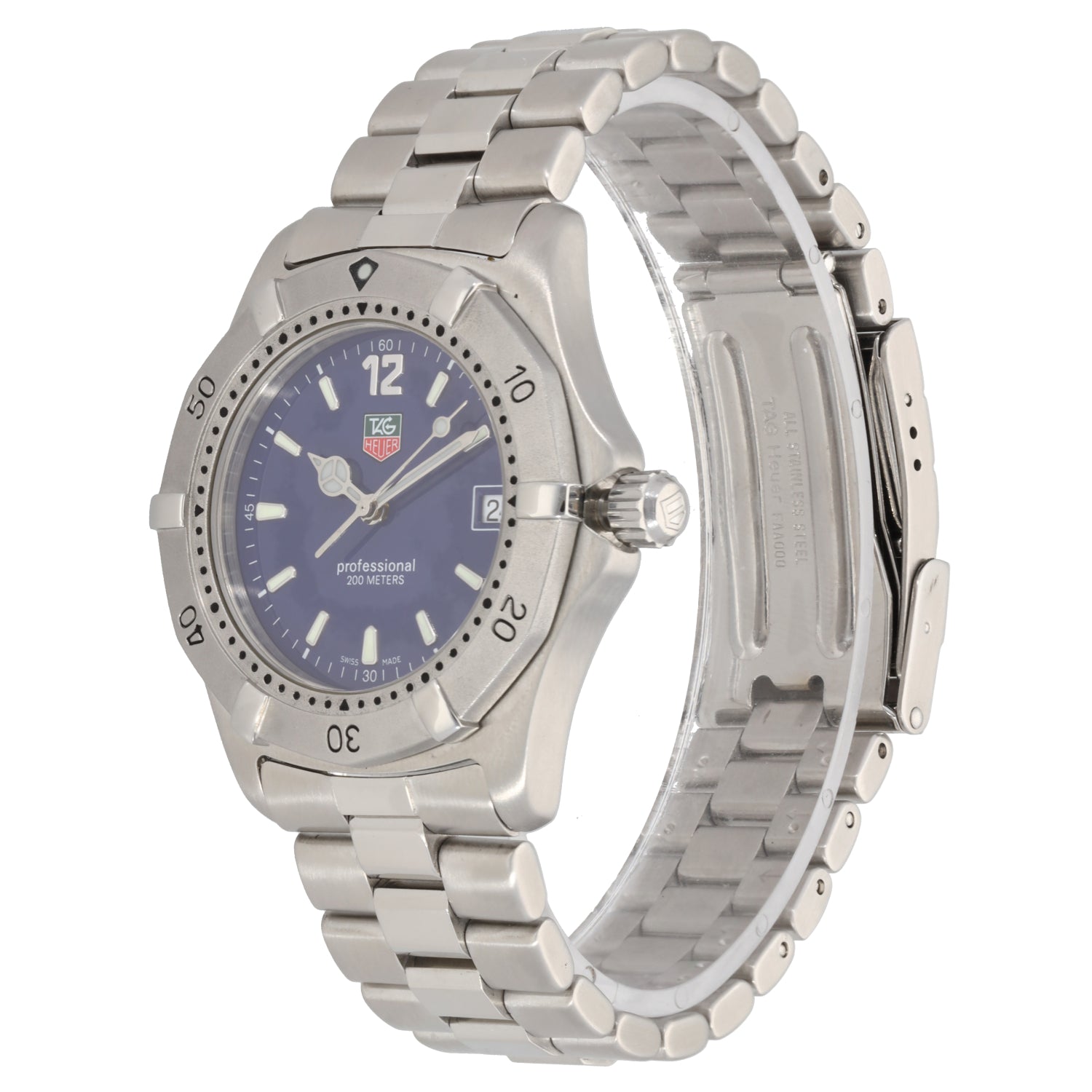 Tag Heuer 2000 Series WK1113 1 40mm Stainless Steel Watch