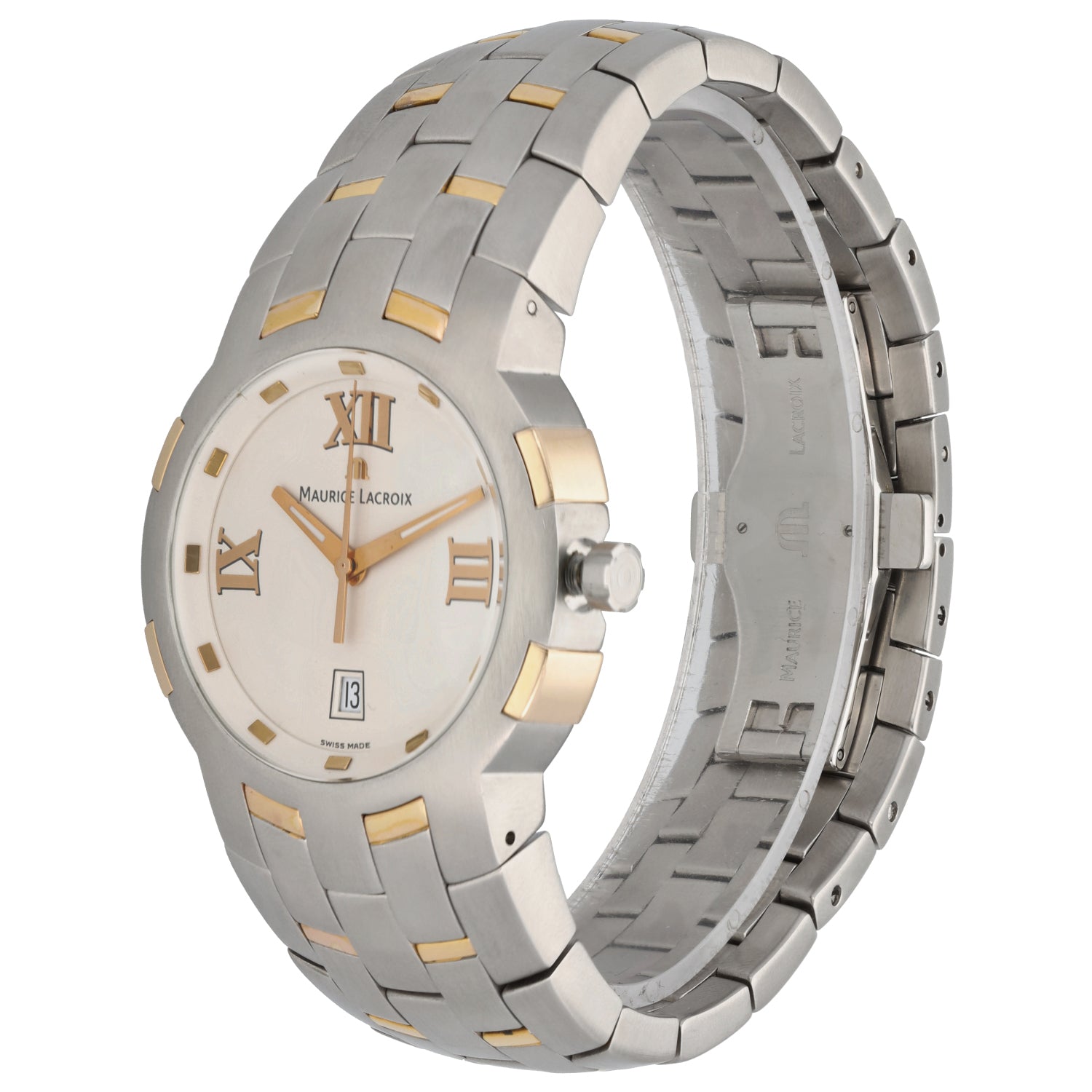 Maurice Lacroix Milestone 69862 39mm Bi Colour Watch