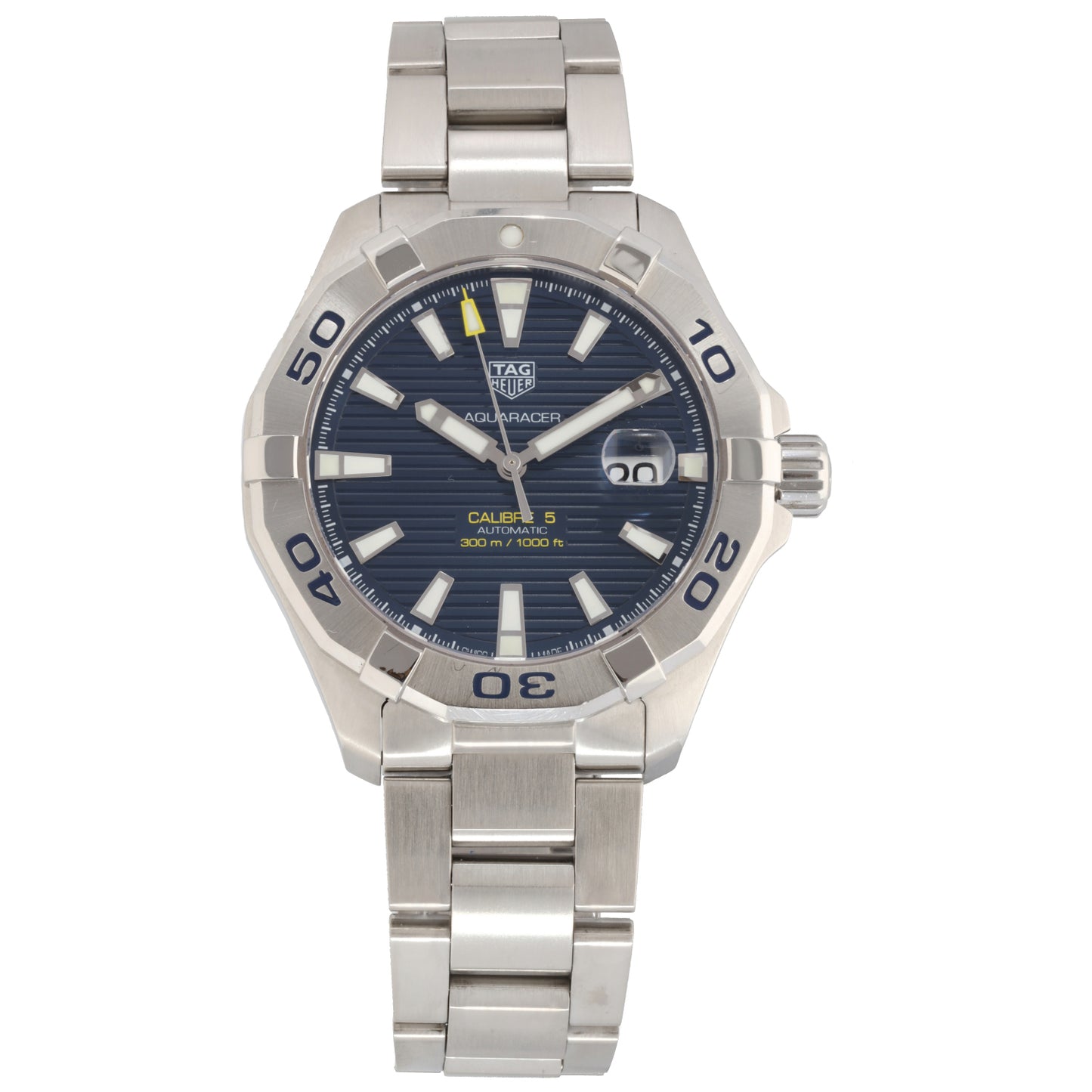 Tag Heuer Aquaracer WAY2012-0 43mm Stainless Steel Watch