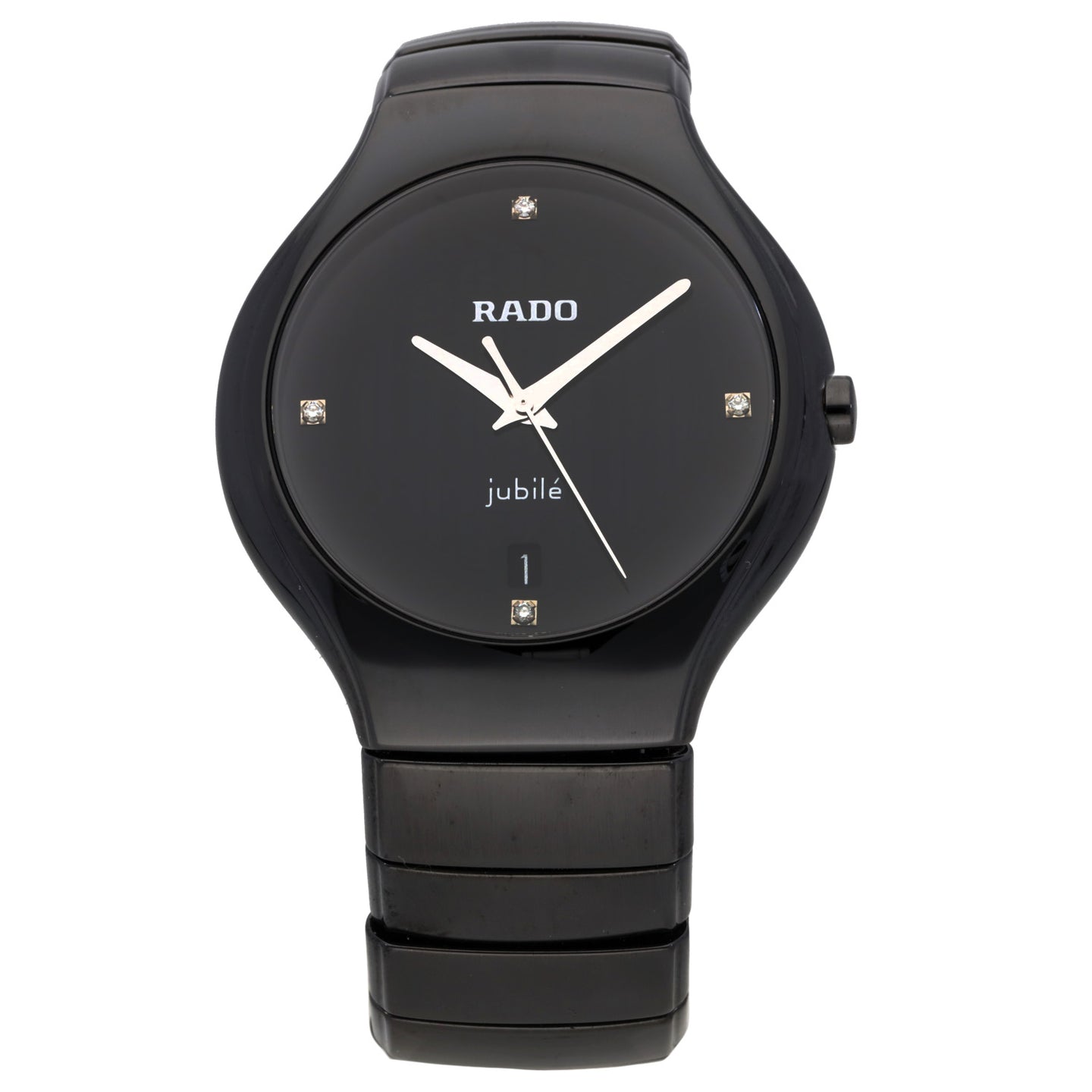 Rado ceramic black watch on sale price