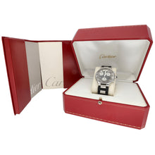 Load image into Gallery viewer, Cartier Chronoscaph 2424 38mm Stainless Steel Watch
