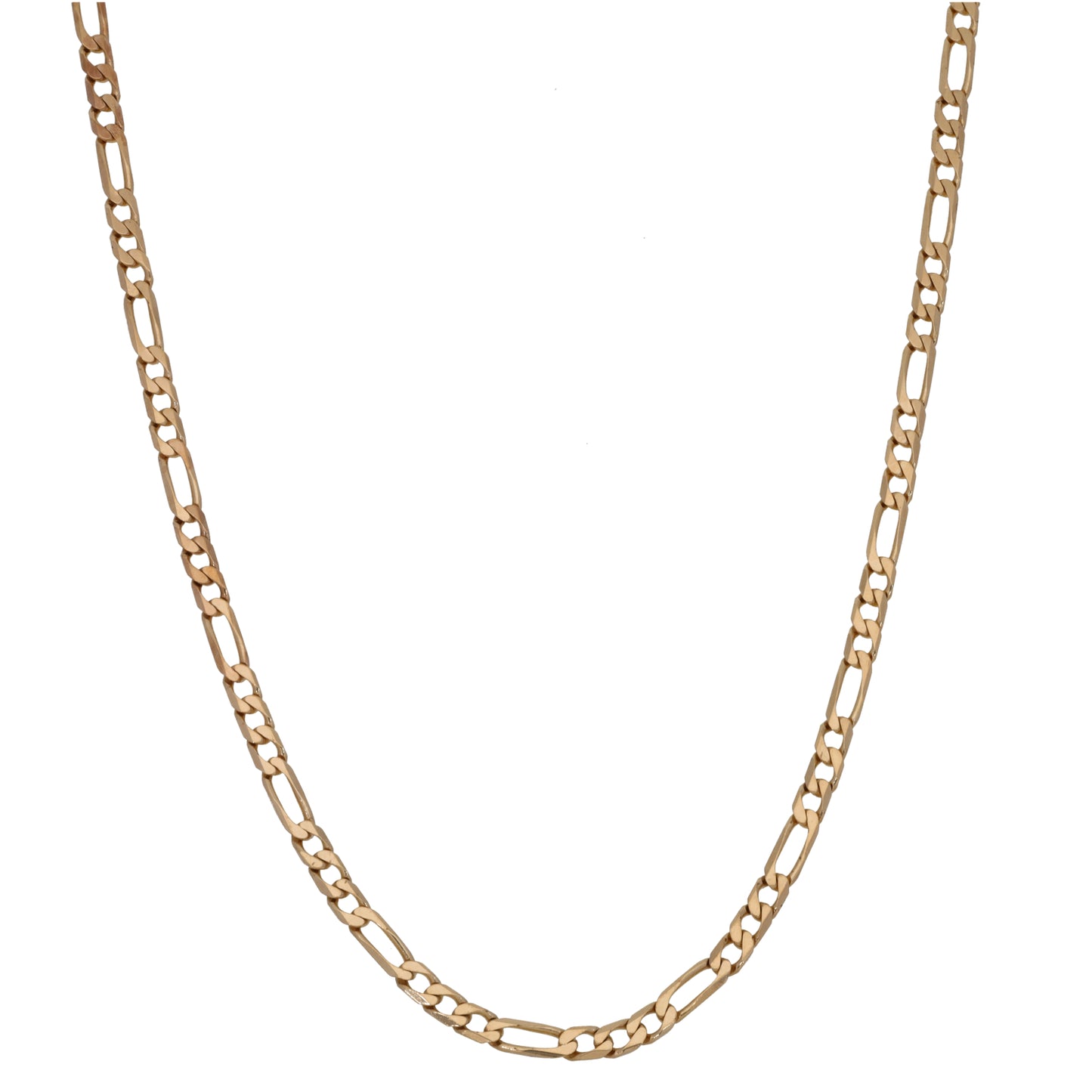 9ct Gold Figaro Chain 19"