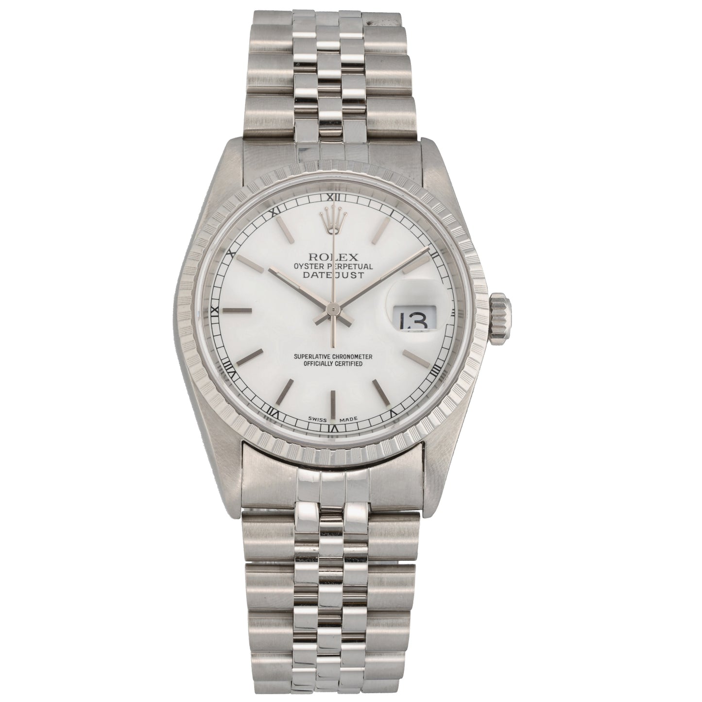 Rolex Datejust 16220 36mm Stainless Steel Watch