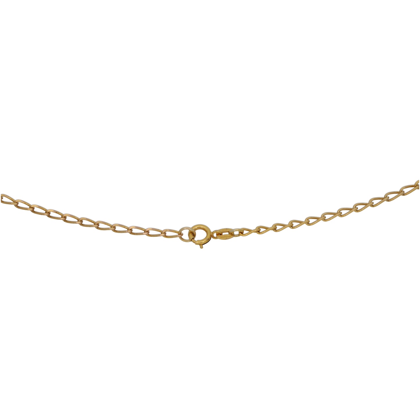 9ct Gold Initial V Chain/Necklace 22"